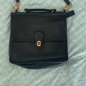 Vintage Coach Willis Bag #9927 Black